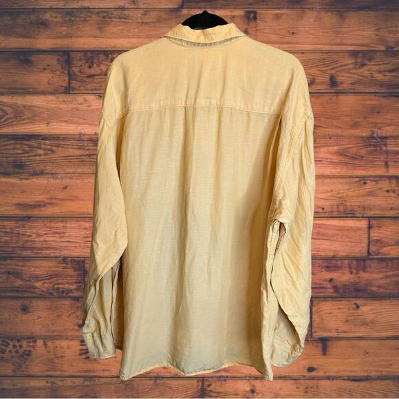 5 for $25🔥Tommy Bahama Orange Long Sleeve Button Front Shirt XL Tall - Picture 2 of 6